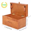 32-step wooden puzzle box toy, handmade, Luban lock storage box