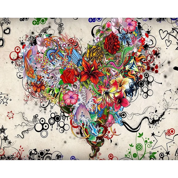 Love He - Painting By Numbers - 40x50cm