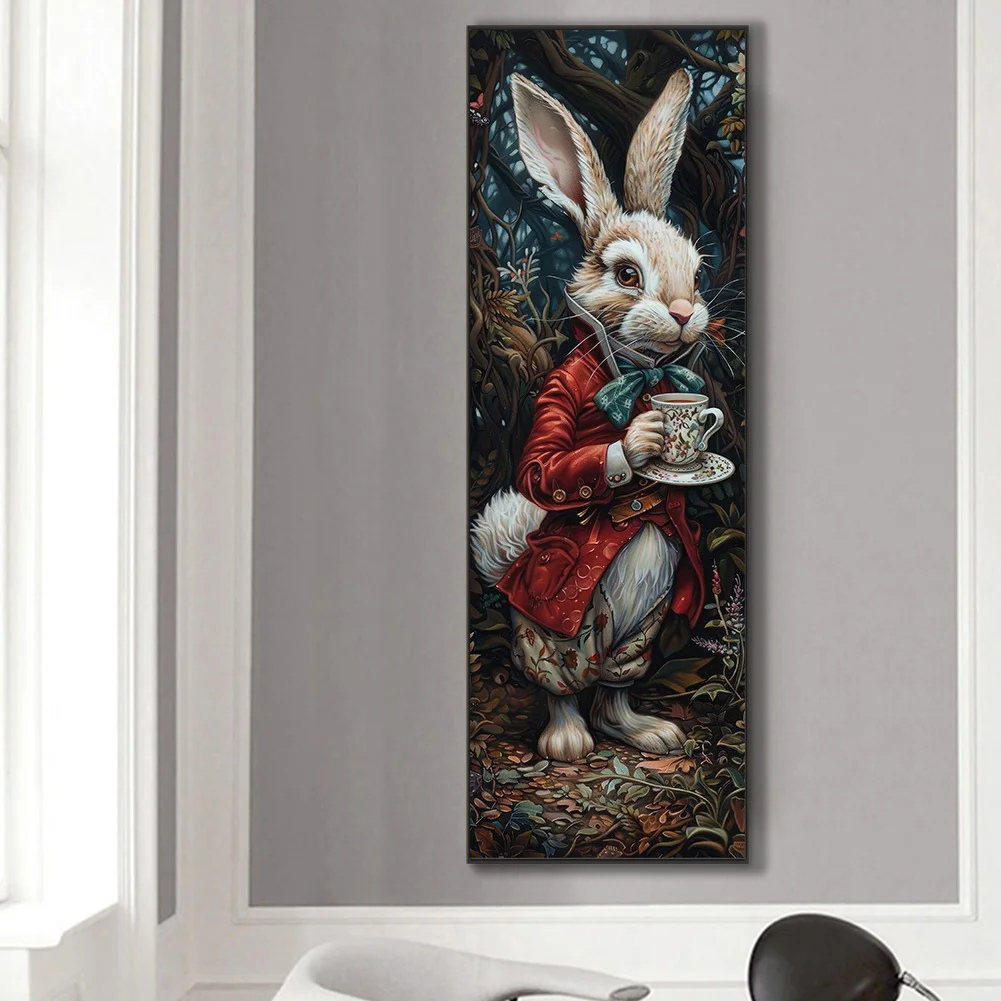 Diamond Painting - Full Round Drill - Rabbit(Canvas|30*90cm)