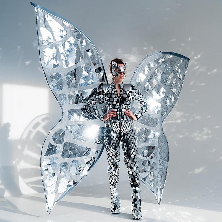 Butterfly Wings Mirrored Jumpsuit