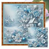 Winter Scenery-11CT Stamped Cross Stitch 40*40cm/15.75*15.75in tapestrymarket