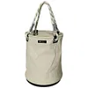 Canvas Tool Bucket Bag with Plastic Bottom Aerial Work Tool Bag for Electrician