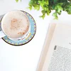 6Pcs/set Diamond Painting Christmas Coaster Cup Cushion with Rack Cup Pad Decor