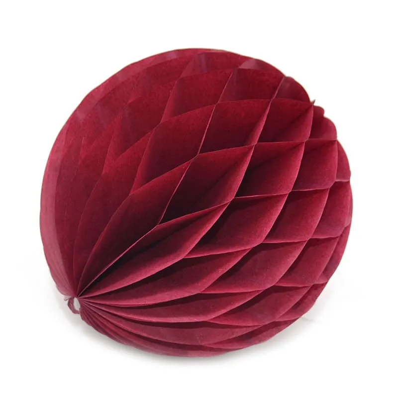 5pcs 4 6 8 Tissue Paper Honeycomb Ball Decorations Birthday Party Baby Shower Wedding Aniversary Home Xmas Supplies