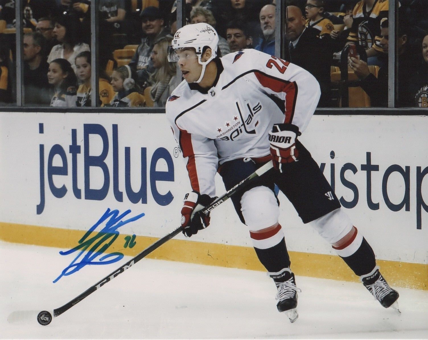 Washington Capitals Madison Bowey Signed Autographed 8x10 NHL Photo Poster painting COA #3