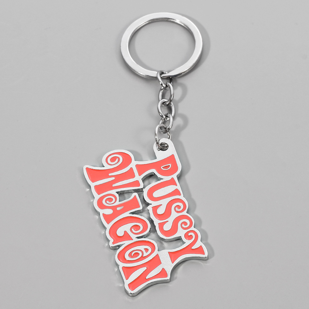 Hot-selling Movie and TV Peripheral Bill  Keychain English Pussy Wagon Alloy