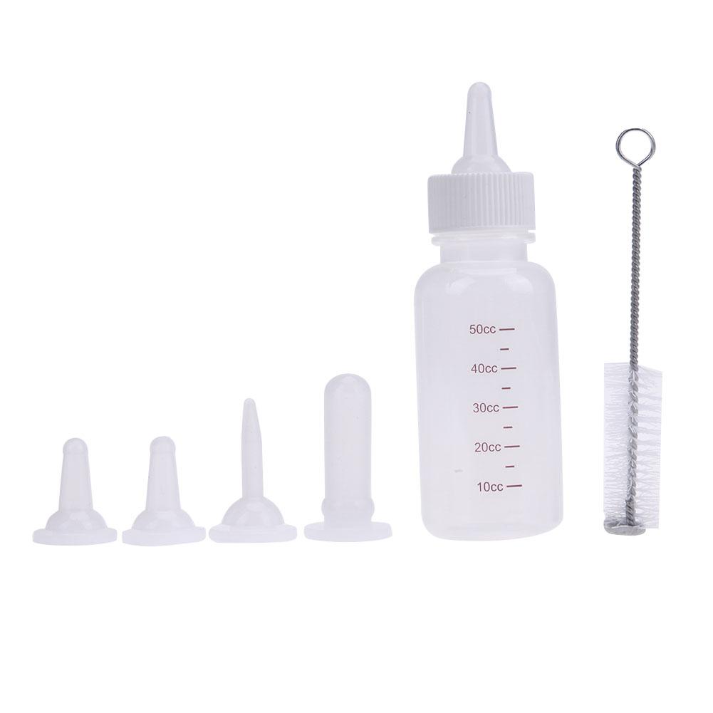 

6pcs Puppy Kitten Feeding Bottle Pet Dog Cat Nursing Water Milk Feeder Kit, 501 Original