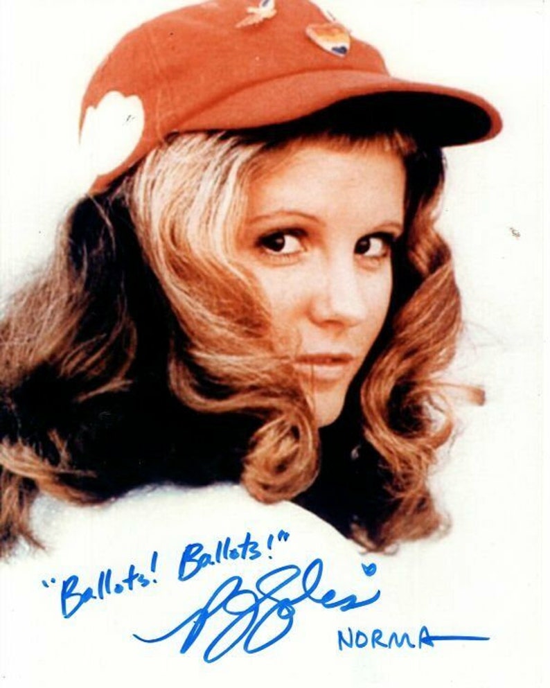 P.j. soles signed autographed stephen kings carrie Photo Poster painting great content