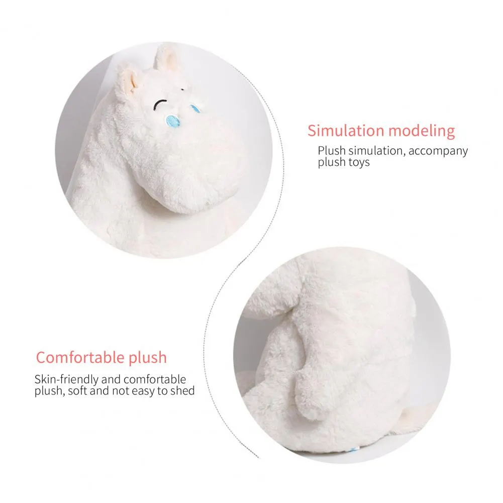 Trendy creative simulation hippo plush toy doll