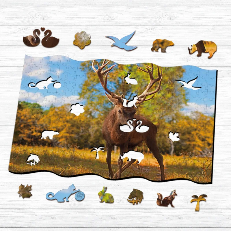 Ericpuzzle™ Ericpuzzle™Horned Deer Wooden Puzzle