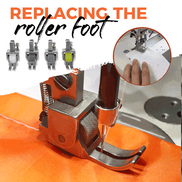 Roller Foot Replacement Sewing Machine Presser Foot (Just Wheels)