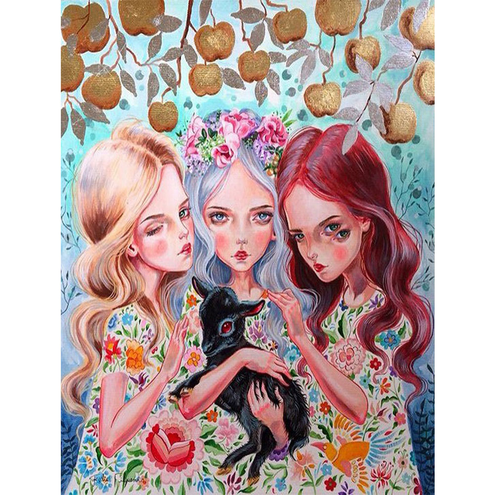 

Loli Girl - Round Drill Diamond Painting - 30*40CM, 03, 501 Original