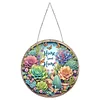 Acrylique maison succulentes - 5d bricolage artisanat pendentif