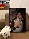 Tifa Lockhart & Cat Decorative Painting - (FF7) Final Fantasy VII - QuWuTang Studio