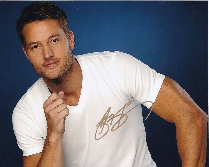 Justin hartley signed autographed Photo Poster painting