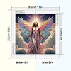 Engelsfee - speziell geformtes Diamantgemälde - 30*30cm