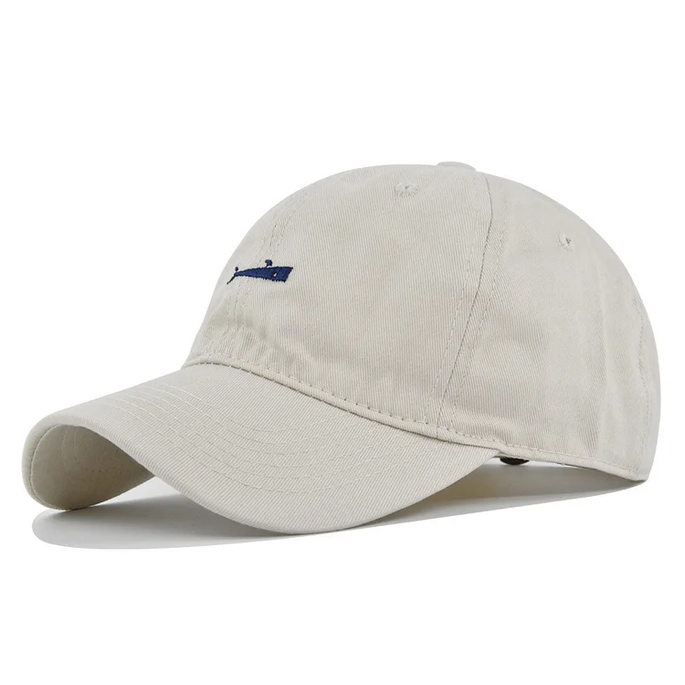 Embroidery Cute Animal Animal Fish Baseball Hat 6 Panel Cotton Snapback Caps for Women Men Unisex Casual Curived Brim Cap