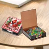 (US Local)5D DIY PU Cardinal Diamond Painting Notecard Box Gem Art Sticky Note Holder
