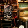 Motorcycle girl - Vintage Metal Signs(8*12Inch) - Vehicle