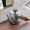 Retro hanging ear hand brewed coffee pot stainless steel tea set home portable teapot
