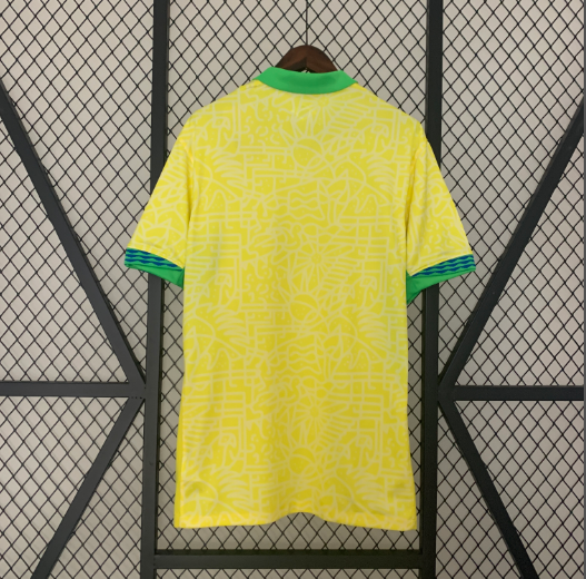 2024 Brazil Home Football Shirt Thai Quality