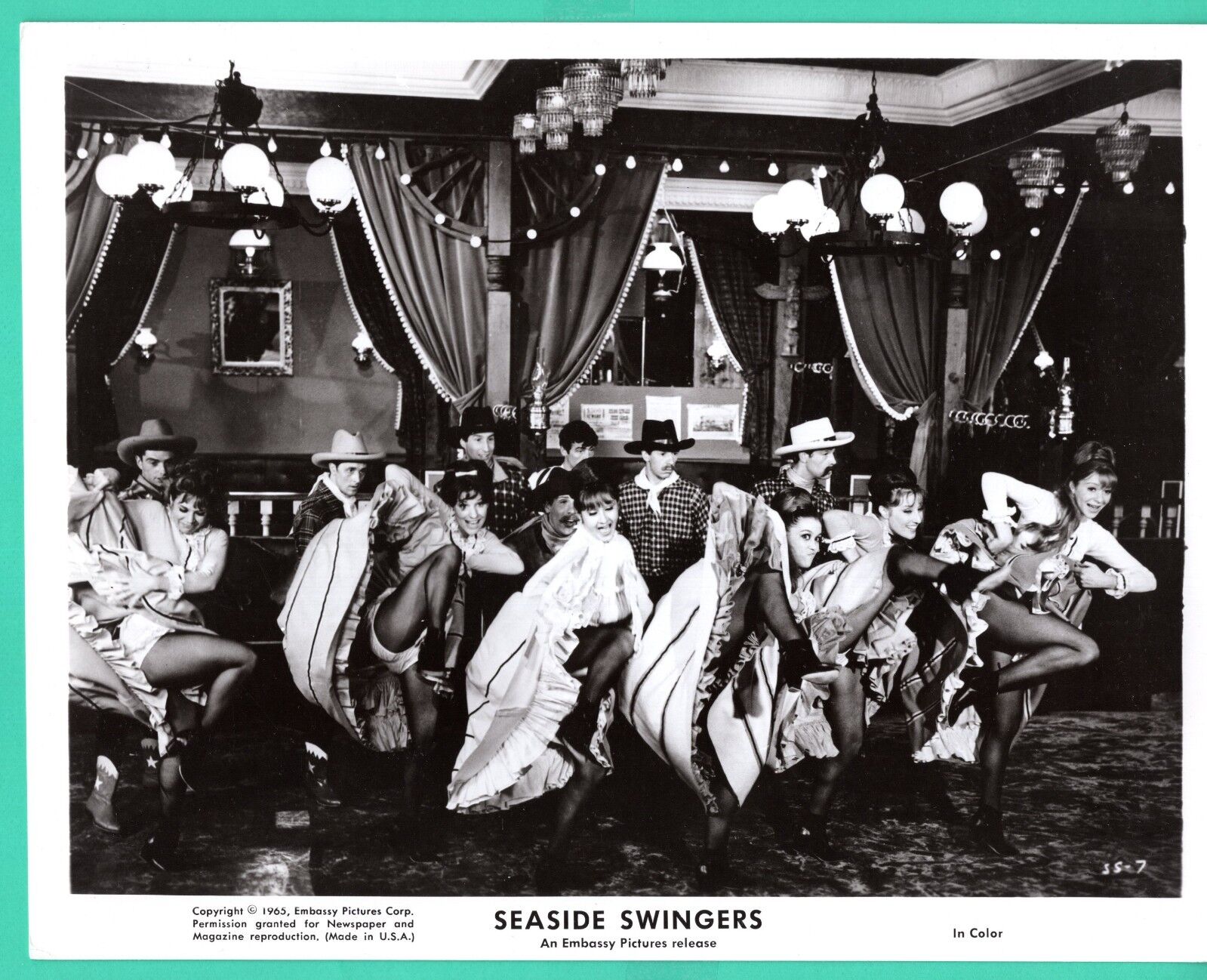 Vintage SEASIDE SWINGERS 1965 Movie Photo Poster painting 8x10 Sexy Dancers