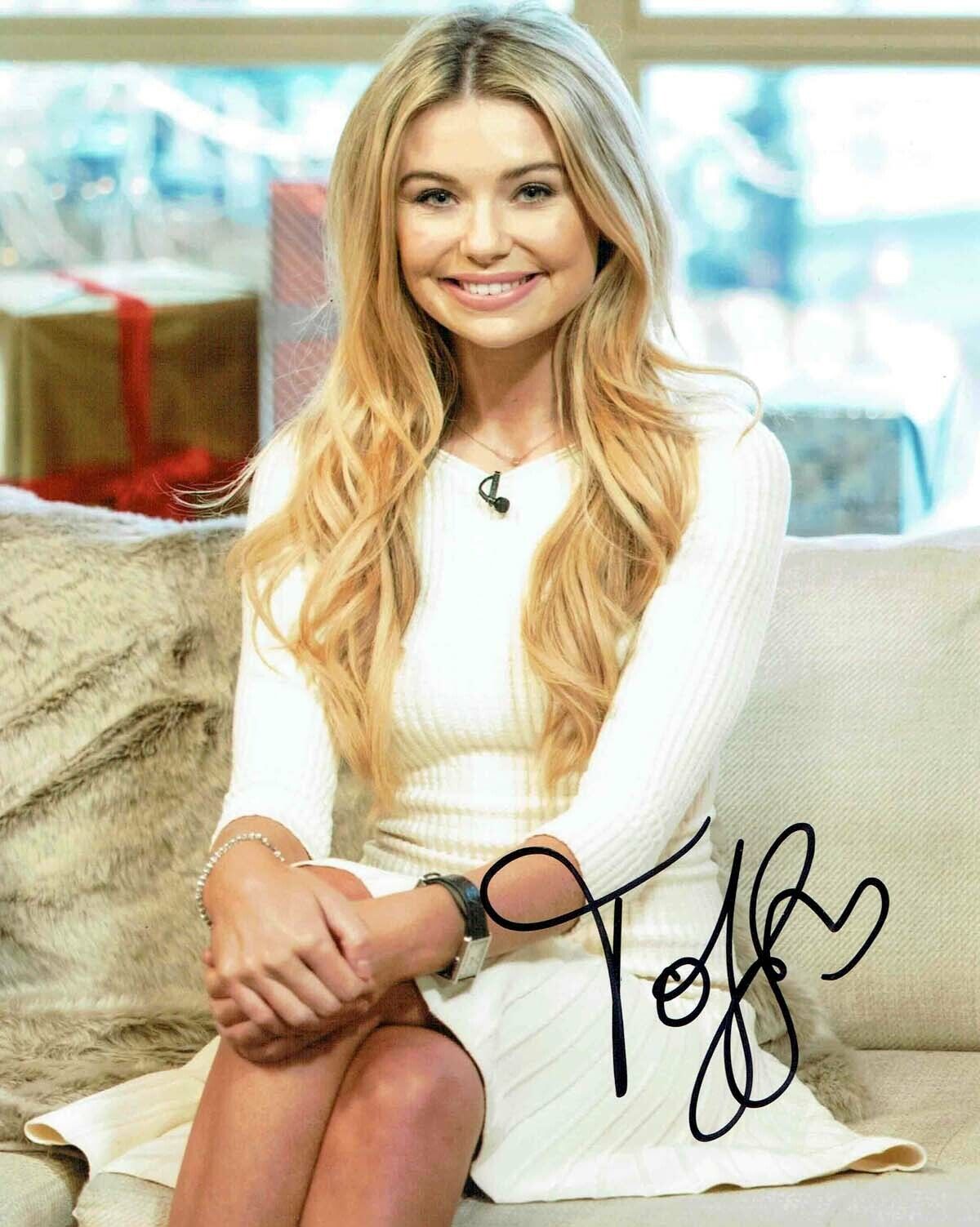 Georgia Toff TOFFOLO SIGNED Autograph Photo Poster painting 2 AFTAL COA Made in Chelsea TV Star