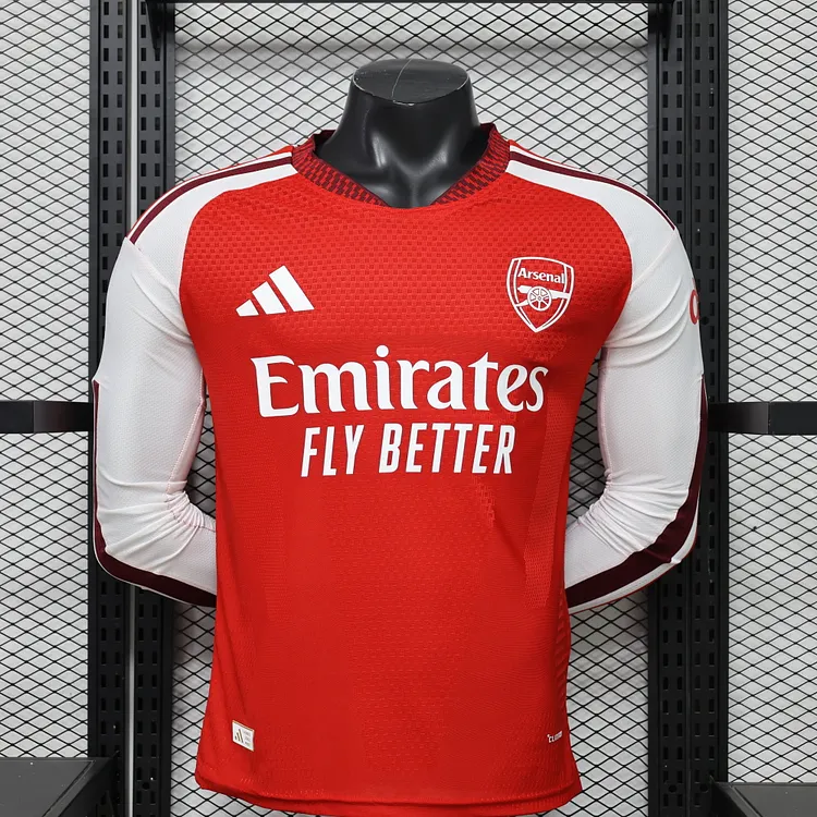 Player Edition - Arsenal 26/27 Home Long-Sleeve Jersey 1:1 Thai Quality