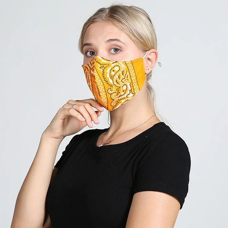 Five Pieces Fashion Anti-Dust Washable Protective Mask