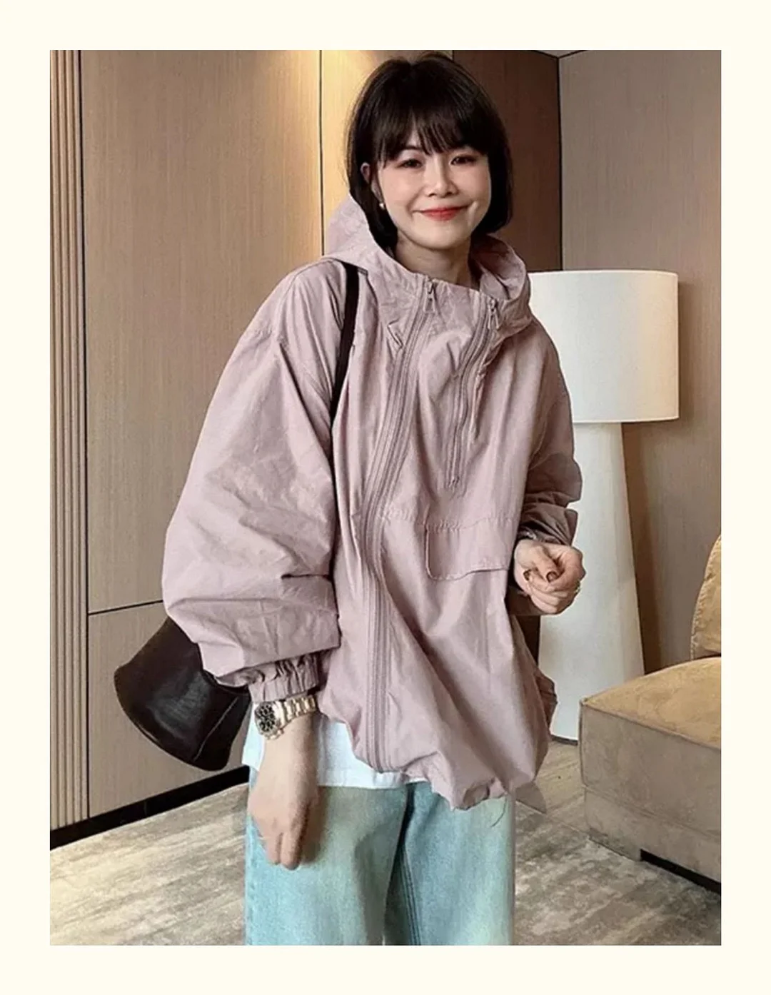 Toloer Charge Coat Female Thin Spring And Summer 2024 New Korean Version Loose Temperament Senior Sense Small Jacket-Outfit Ideas