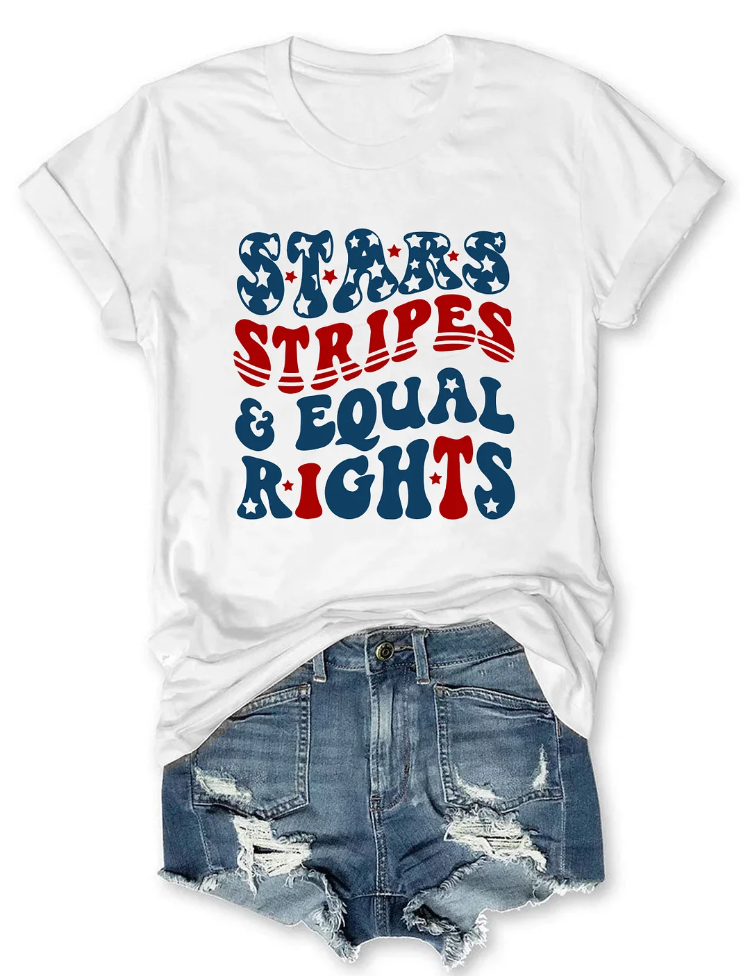 Stars Stripes And Equal Rights T-shirt