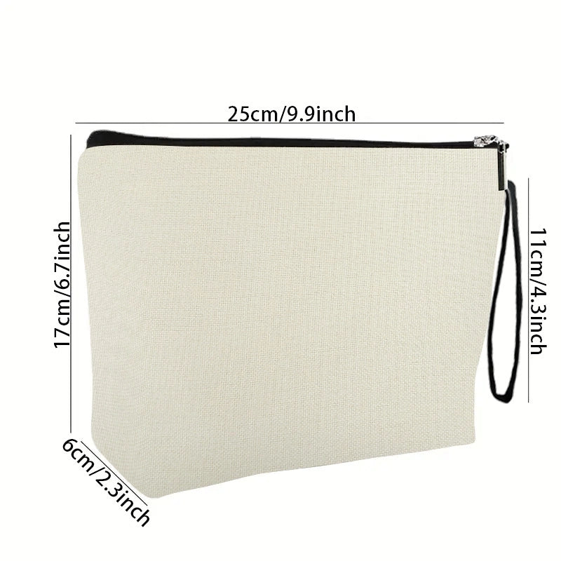 Classic Style Flower Polyester Square Makeup Bags