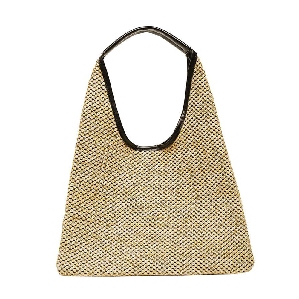 

Straw Woven Beach Handbag Woven Hollow Totes Underarm Shoulder Bags, Brown, 501 Original