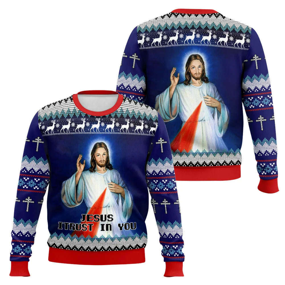 Jesus I Trust Your Ugly Christmas Sweater