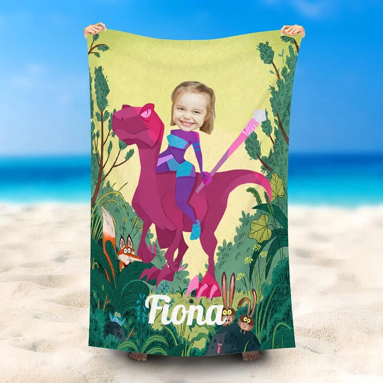 BlanketCute-Personalized Bath Towels With Your Name and Photo | 33