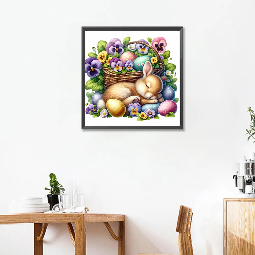 Diamond Painting - Full Square Drill - Easter Rabbit(Canvas|35*35cm)