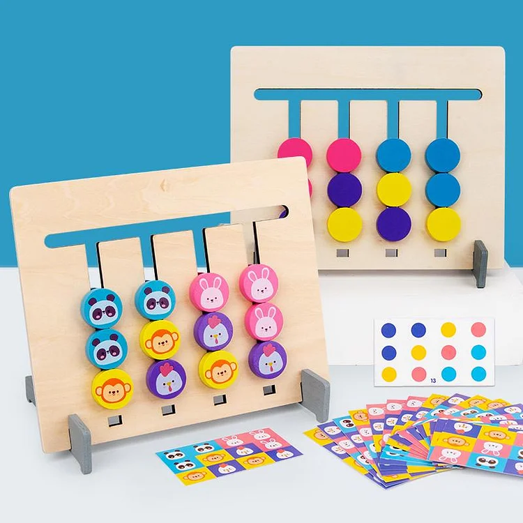 Wooden IQ Pattern Game-Mayoulove
