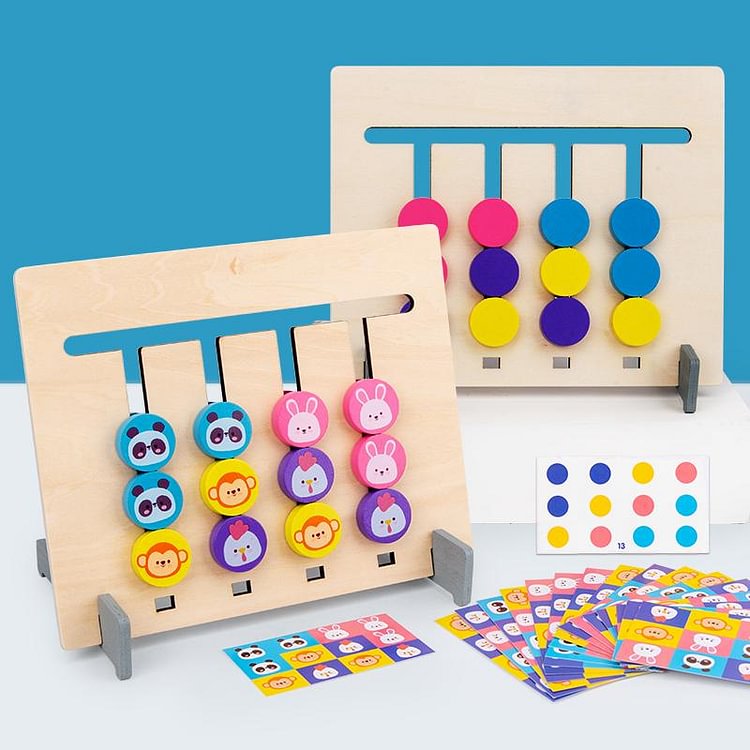 Wooden IQ Pattern Game-Mayoulove