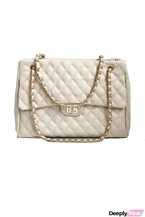 Paris Premier Quilted Tote Bag