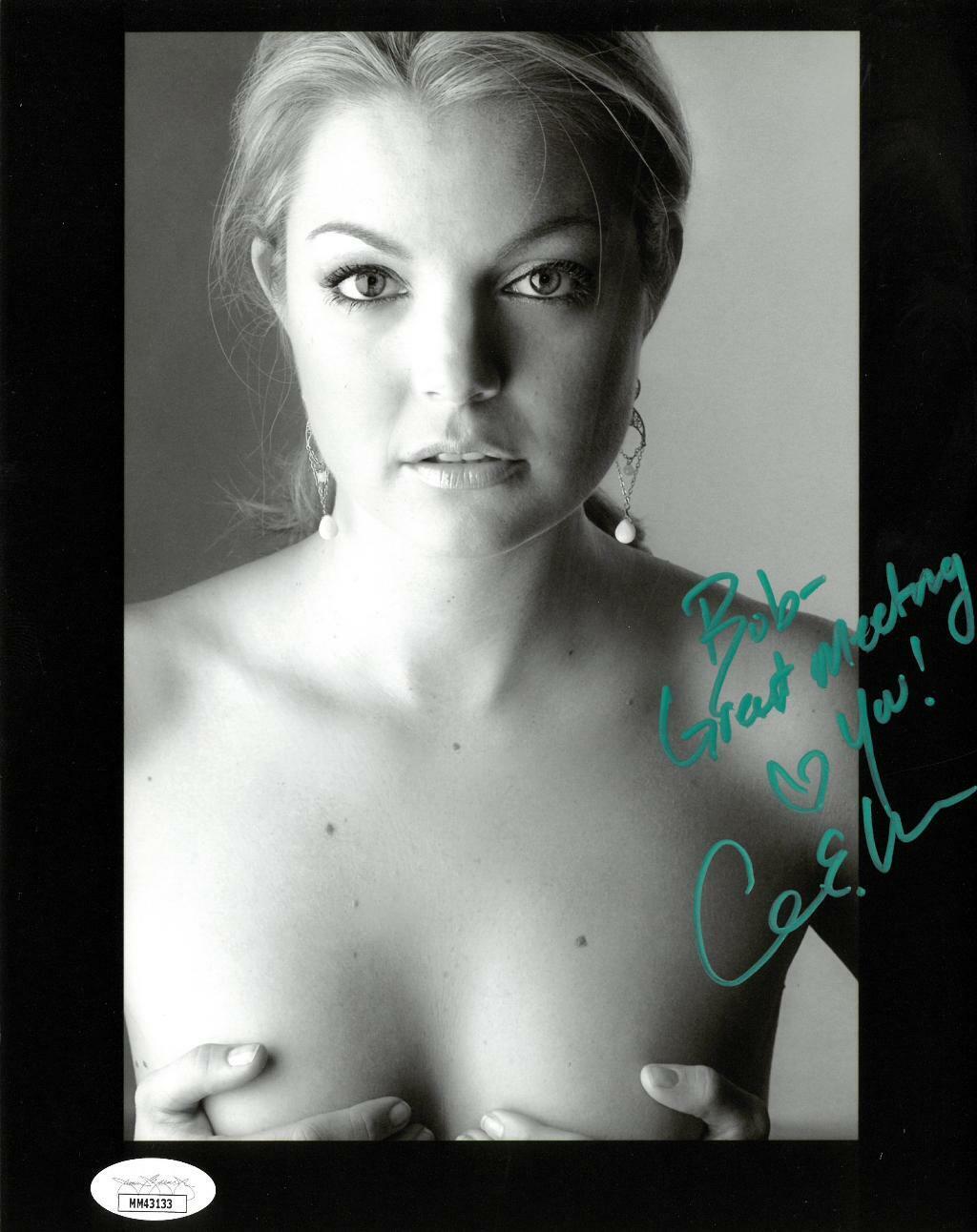 Clare Kramer Signed Authentic Autographed 8x10 B/W Photo Poster painting JSA #MM43133