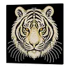 DIY Pearl Painting Tiger for Home Wall Decor with Frame(30x30cm)