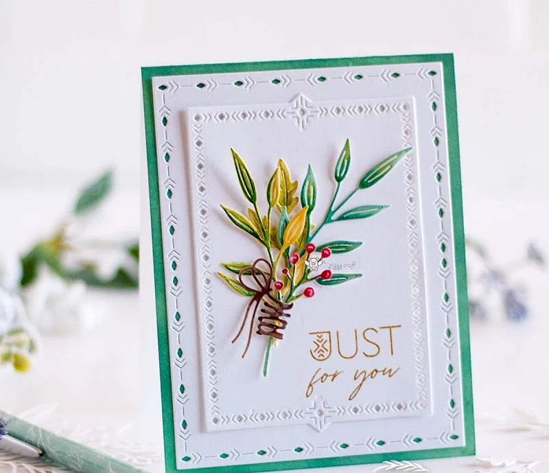 Piggy Craft metal cutting dies cut die mold Arrow frame decoration Scrapbook paper craft knife mould blade punch stencils dies