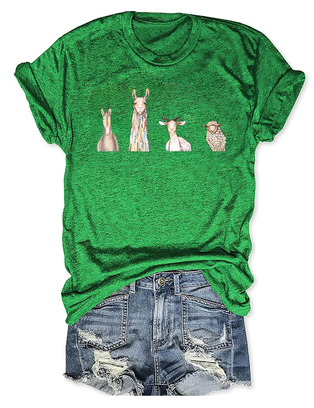Donkey Llama Goat Sheep T-shirt
