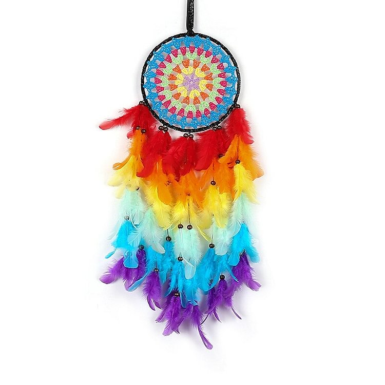 Spiritual Rainbow Color Dream Catcher - Dreamcatcherslove.com