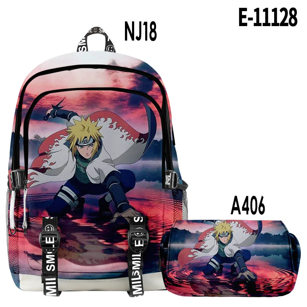 Buzzdaisy Naruto 3D backpack and pencil box 2pcs