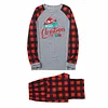 Family Autumn Winter Christmas Printed Home Parent-child Pajamas