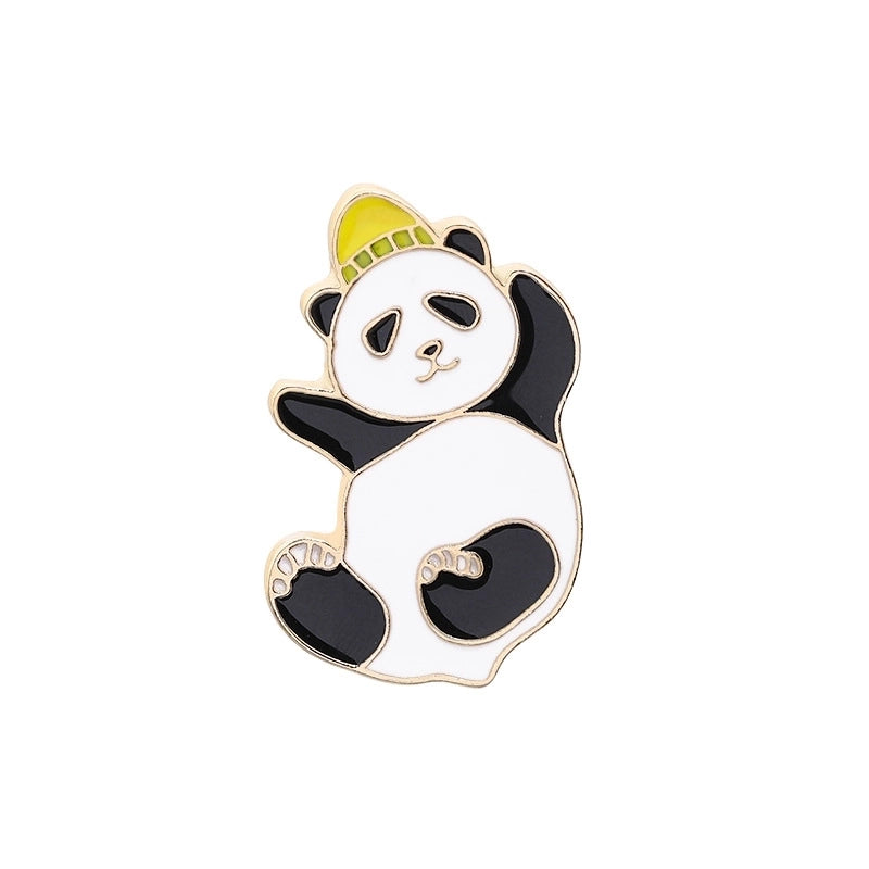 Cute Bear Panda Cat Alloy Women’s Brooches