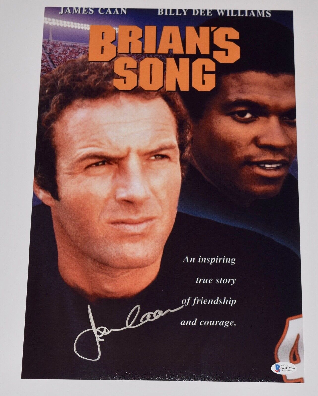 James Caan Signed Autograph Brian's Song 11x17 Poster Photo Poster painting Piccolo Beckett COA