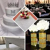 10"x108" Shiny Gold Crystal Rhinestone DIY Table Runner, Diamond Mesh Ribbon Bling Roll