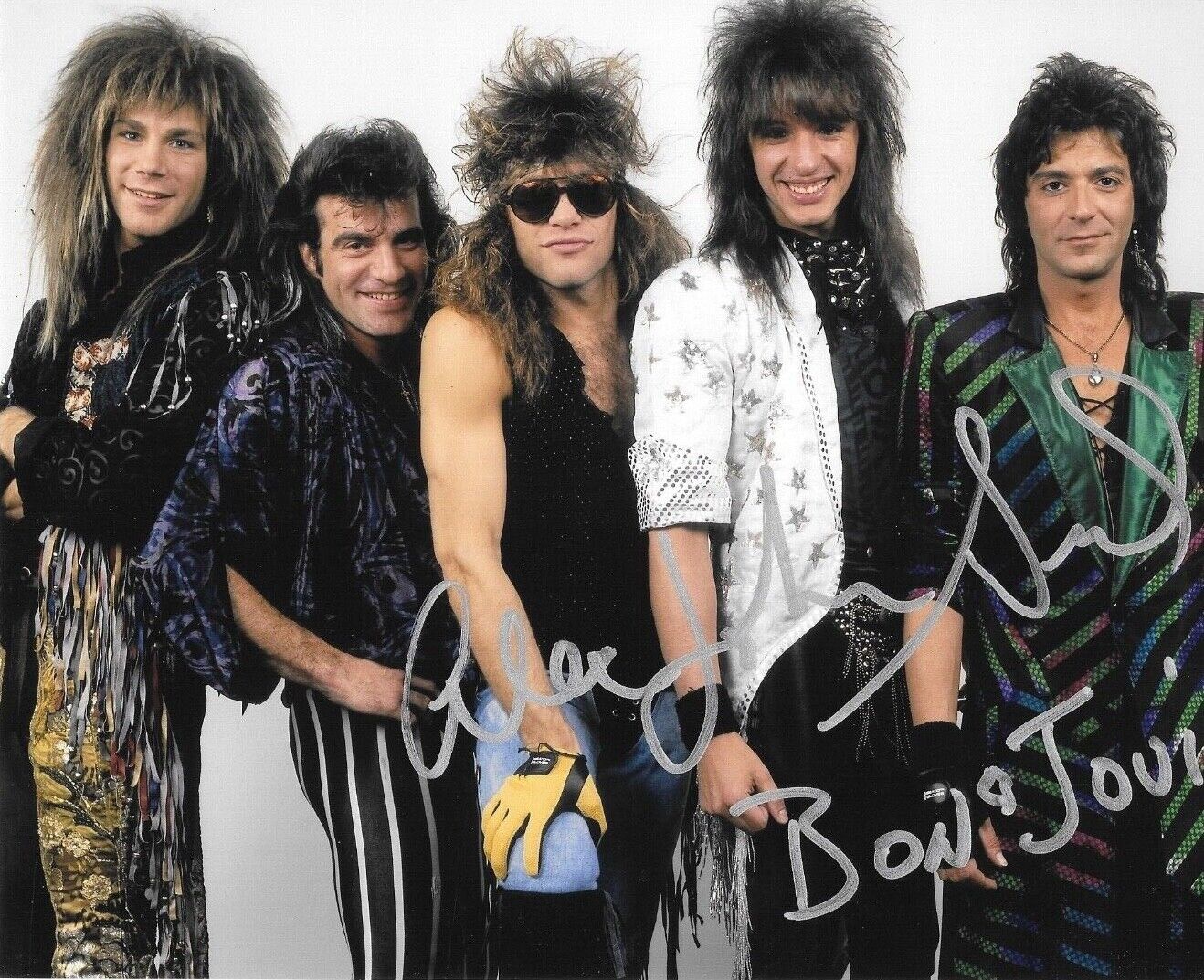 * ALEC JOHN SUCH * signed 8x10 Photo Poster painting * BON JOVI BASSIST * COA * 1